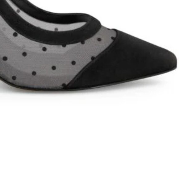 NEW ALLEGRA JAMES Suede Debbie Pumps black for women 663tn - Picture 5 of 6